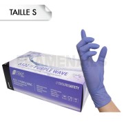 Gants Nitrile Violet Wave S