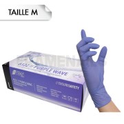 Gants Nitrile Violet Wave M
