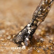 Gel Polish Premium Glitter S63 Gold Star Makear