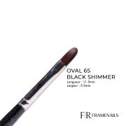 Pinceau Oval 6S Black Shimmer