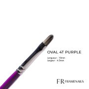 Pinceau Oval 4T Purple
