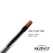 Pinceau Gel Flat 106 AKZENTZ
