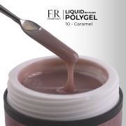 Liquid Polygel 10 Caramel 15ml (pot) Framenails