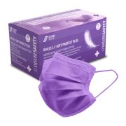 Masques Protection Lavender 4 Plis (x50)