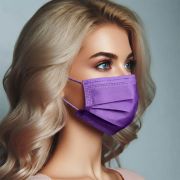 Masques Protection Lavender 4 Plis (x50)