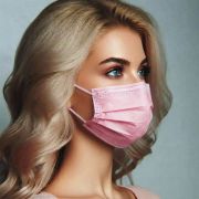 Masques Protection Light Pink 4 Plis (x50)
