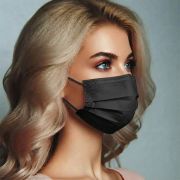 Masques Protection Black 4 Plis (x50)