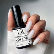 Liquid Polygel 02 Milky White 15ml (pot) Framenails