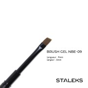 Angled brush gel EXPERT NBE-09 Staleks