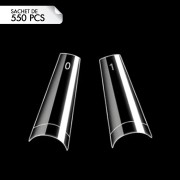 Coffin Tips Clear (sachet 550pcs)