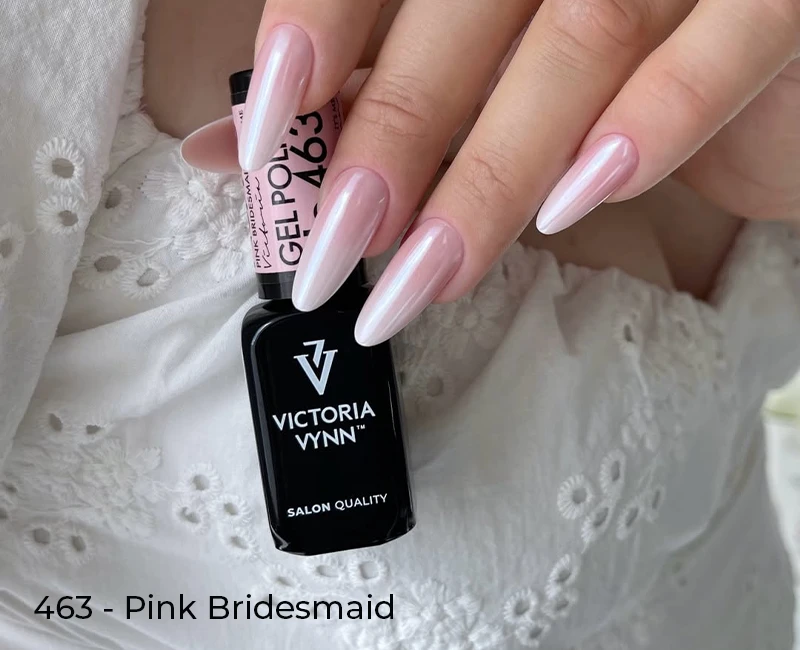 victoria vynn pink bridesmaid vernis semi permanent