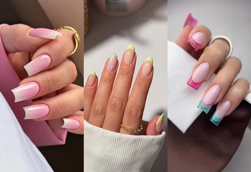 Ombre pastel french printemps 2026